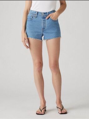 Levi’s 501 Stretchy Denim High Waisted Shorts